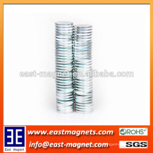 Seltenerd-Qualität leistungsstarke dauerhafte 2mm Dicke Scheibe NdFeB Magnet
